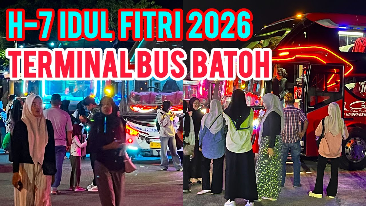 H-7 IDUL FITRI 2026 | Terminal Bus Batoh Banda Aceh 