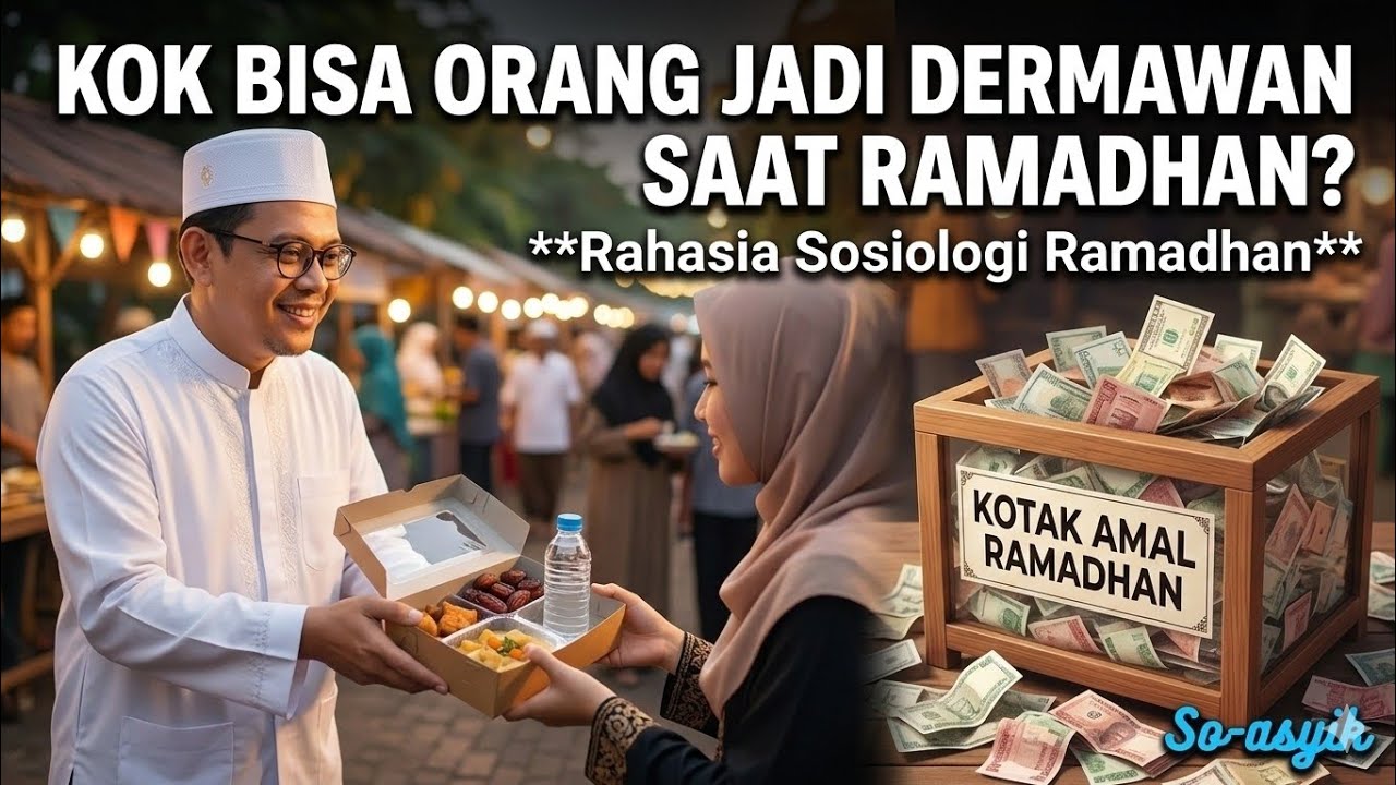 Kok bisa jadi dermawan saat Ramadhan? @willy.so-asyik 