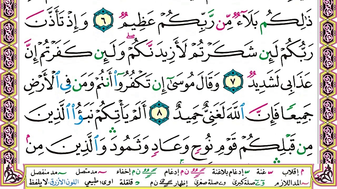 سورة إبراهيم من 1 إلى 10