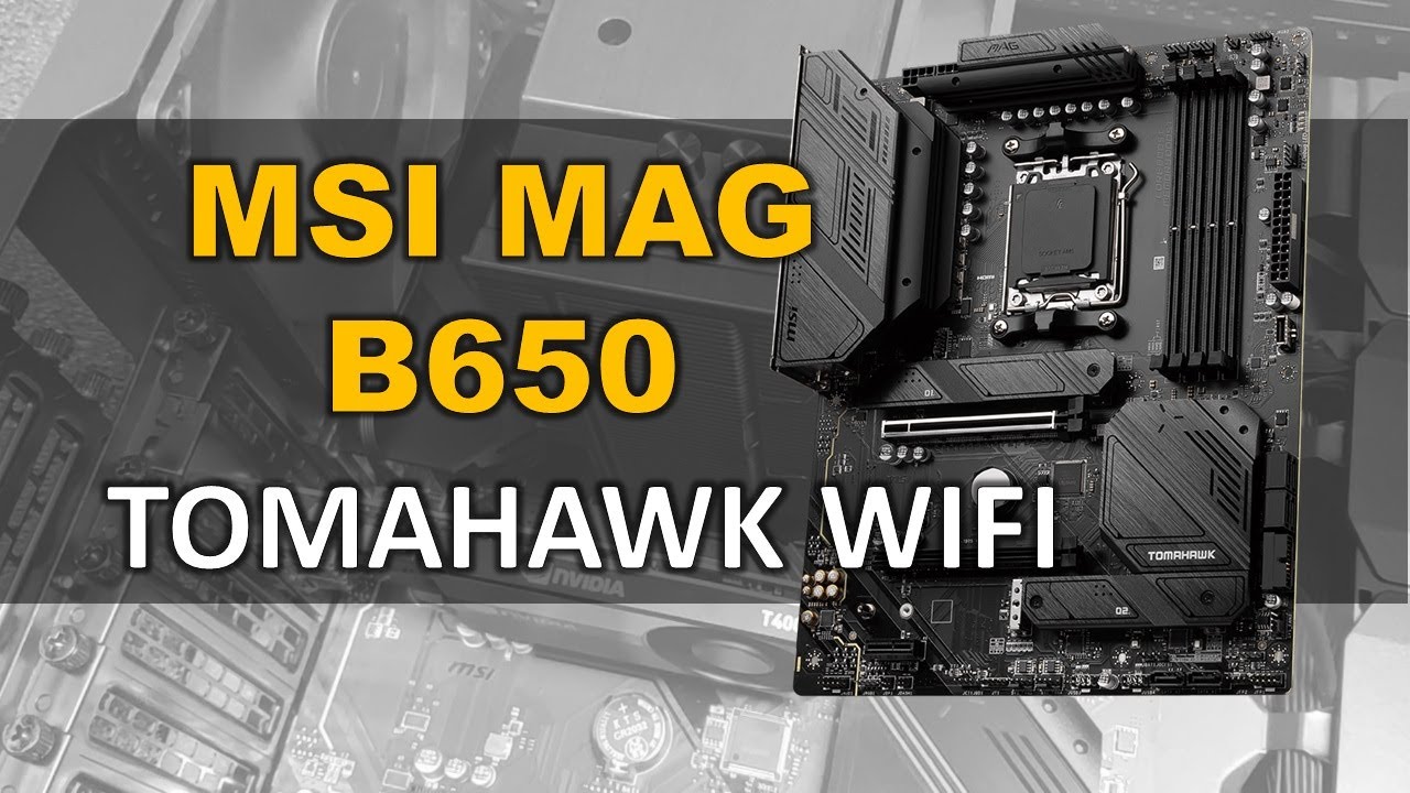 MSI MAG B650 TOMAHAWK WIFI AMD Motherboard Build
