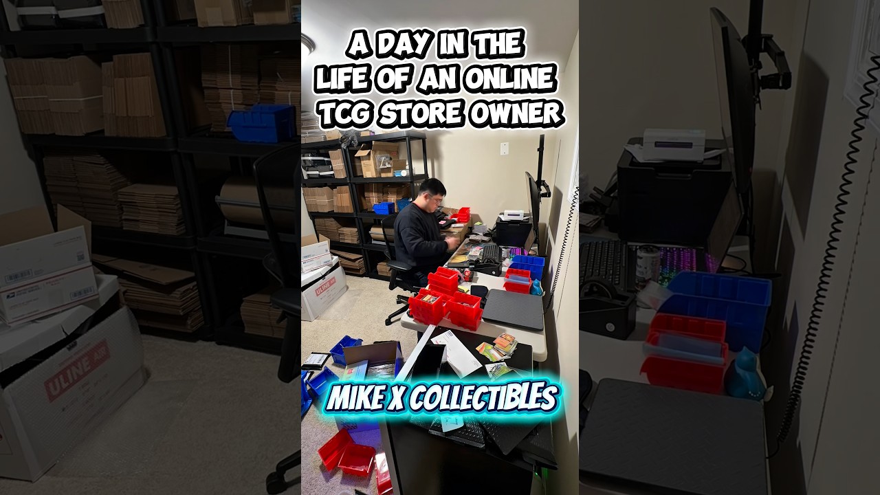 A Day in the Life of an Online Trading Card Game (TCG) Shop Owner - Mike X Collectibles