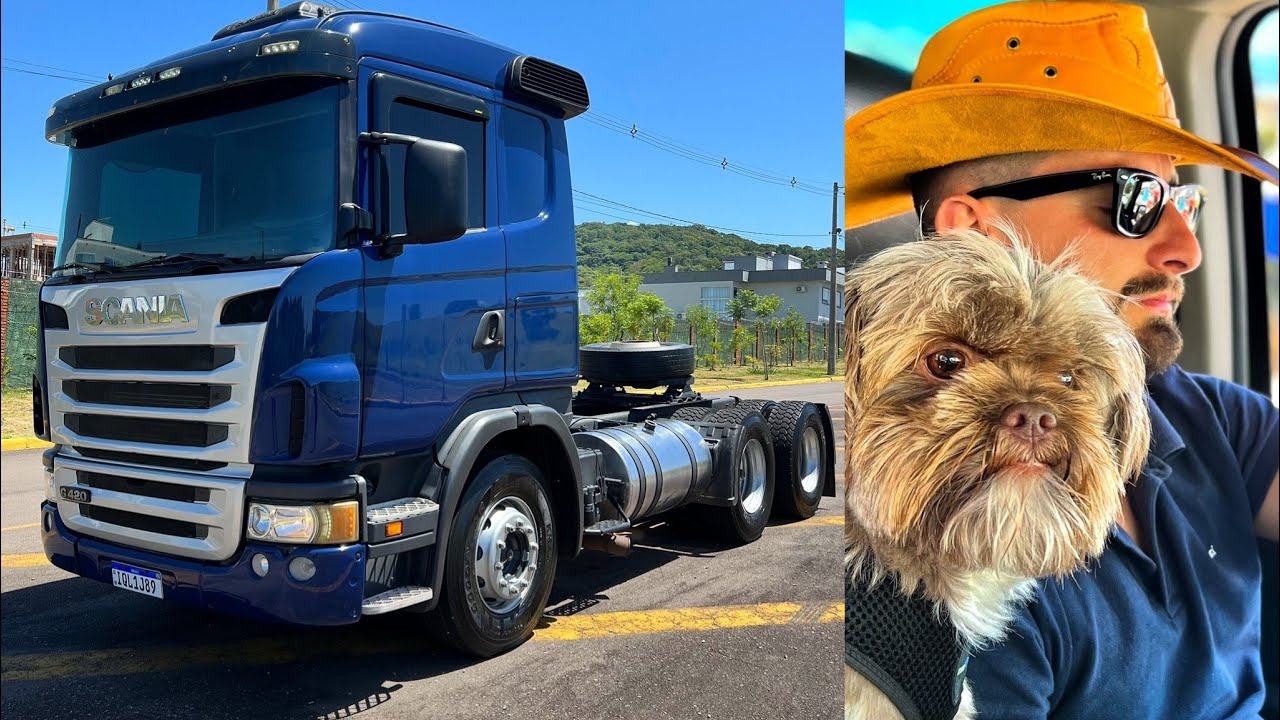 Scania 124 420 6x4 novidade Ferigolo fazendo teste drive #ferigolocaminhoes