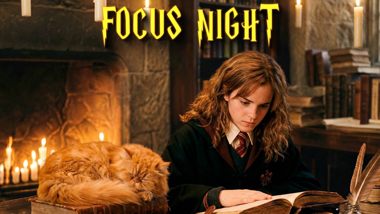 Study at Hogwarts with Hermione & Crookshanks...