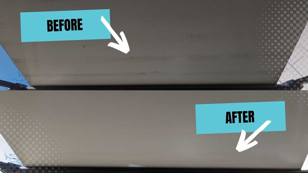 Easy Way to Clean a Trailer Awning