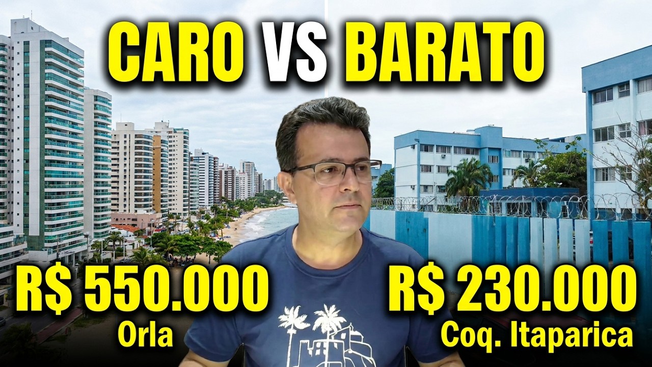 Como Viver BEM e BARATO em Vila Velha, Itaparica, Espírito Santo, Brasil? Coqueiral de Itaparica