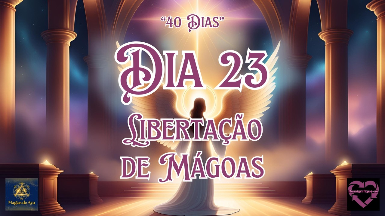 ✝️ DIA 23 - LIBERTAÇÃO DE MÁGOAS ✝️