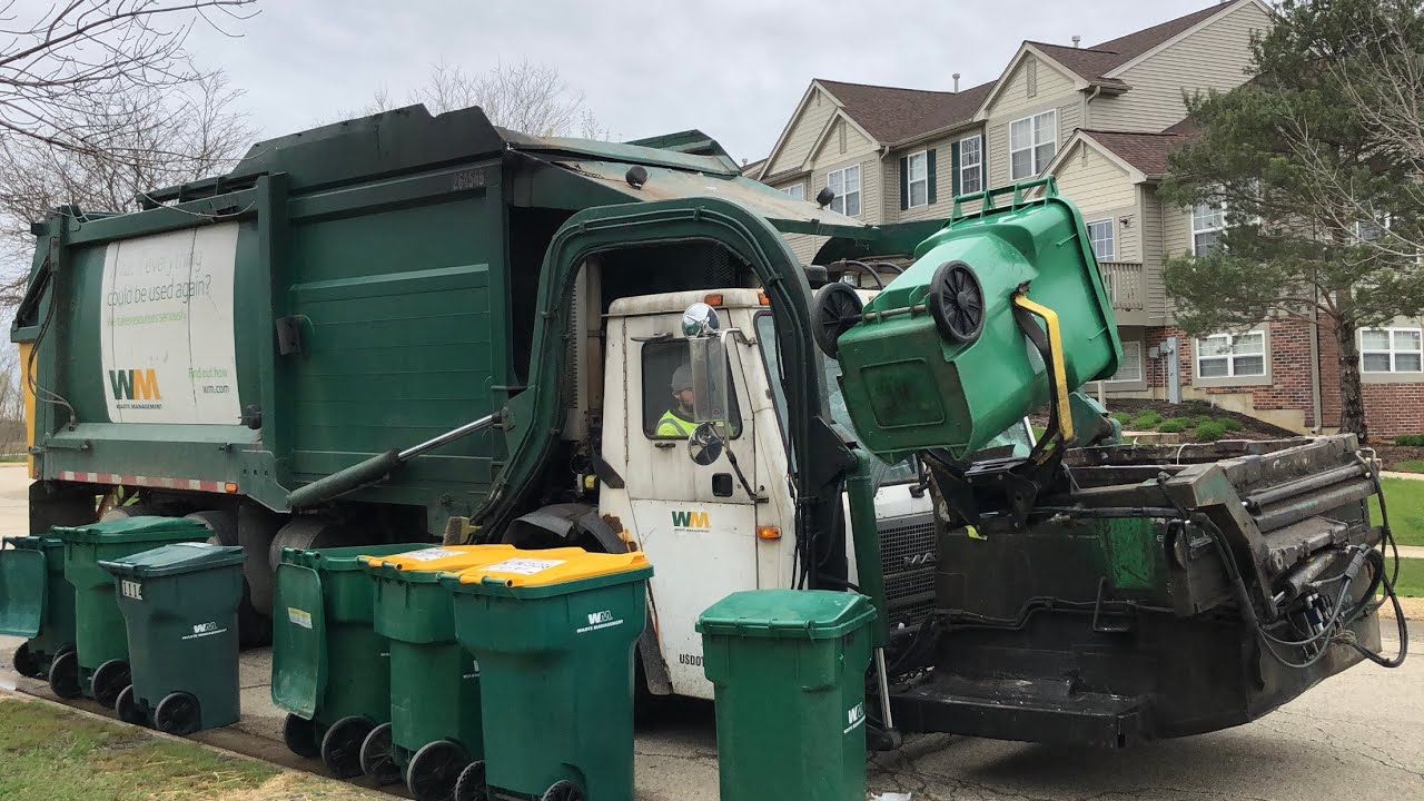 Cool Waste Management Garbage Truck Compilation: Townhome Trash Taskforce