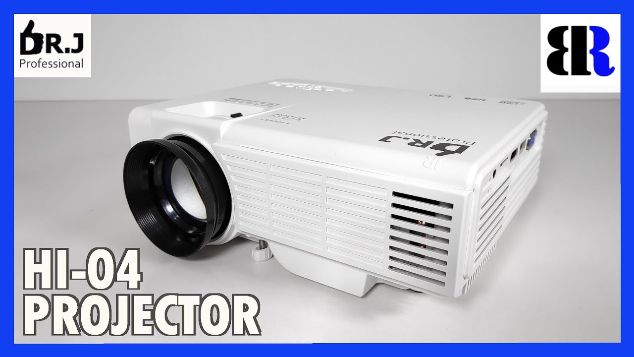 DR. J Professional HI-04 Projector Unboxing + Set Up