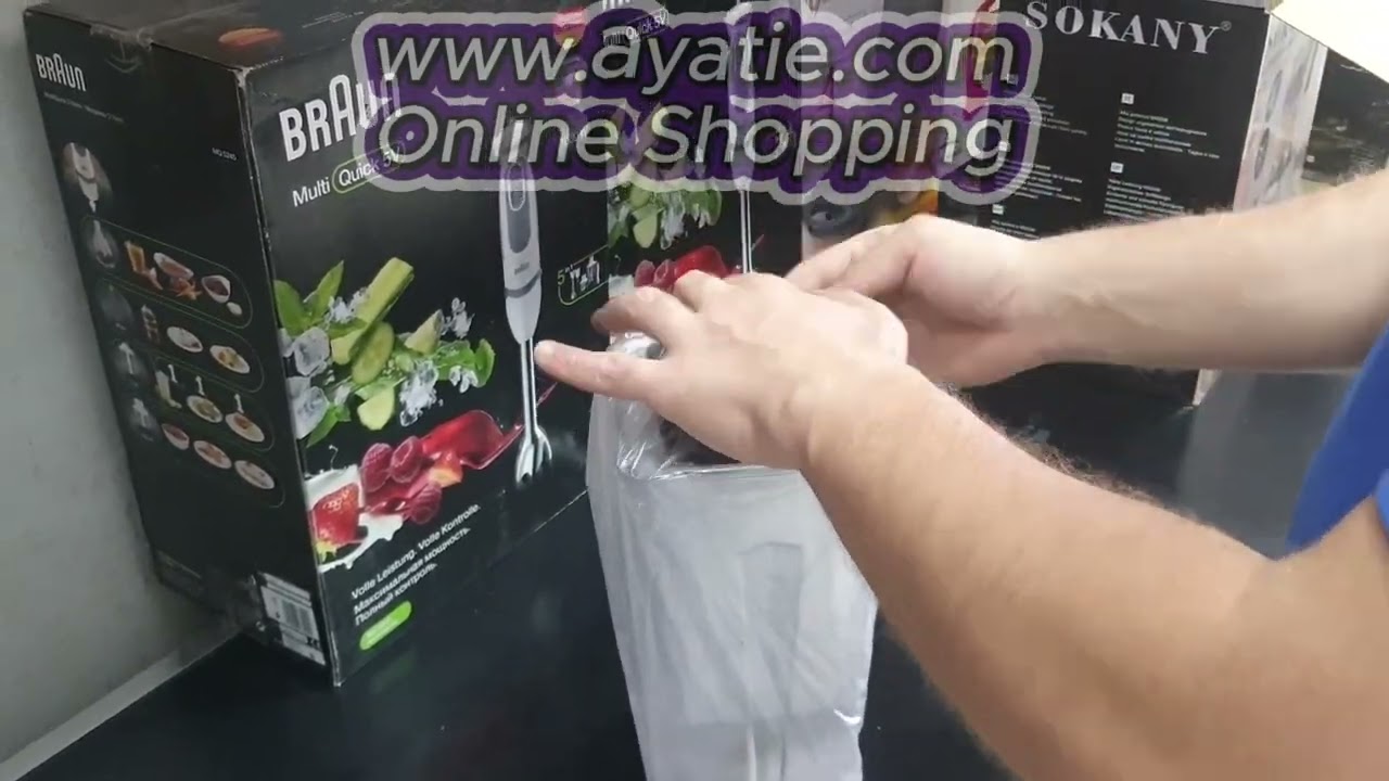 إنبوكس ومراجعة خلاط سوكاني، بـ مطحنة، 6000 وات 2.5 لتر ستانلس – SK-999  قبل تغليفه | رقم الطلب 18395