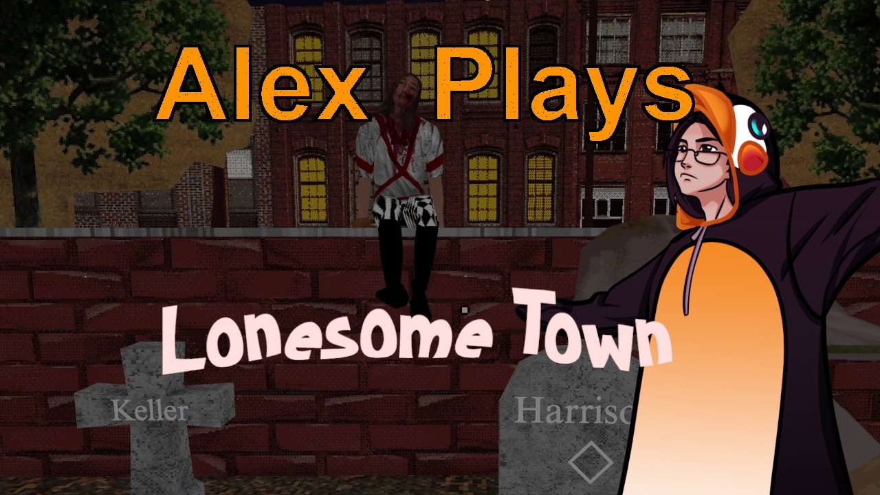 Escaping from the Murder I committed in one weird & surreal horror game - Lonesome Town - Alex Plays