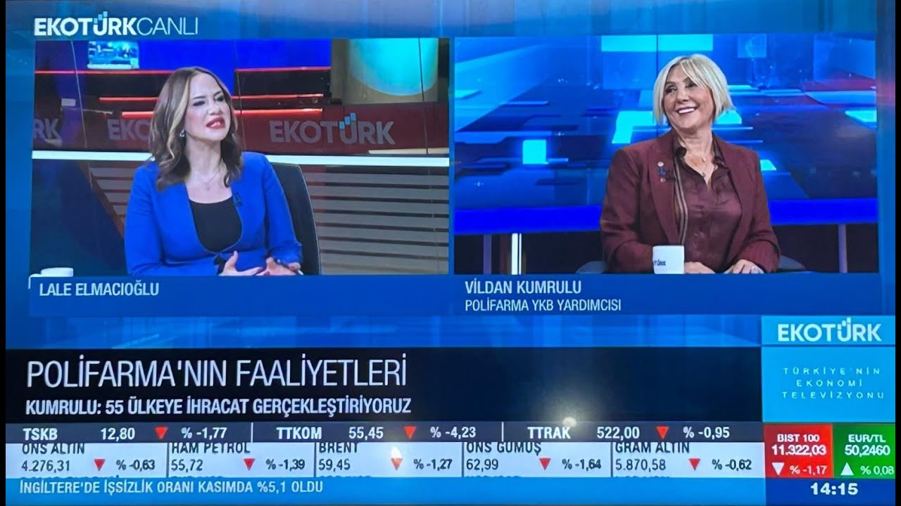 Yönetim Kurulu Başkan Yardımcımız Sn. Vildan Kumrulu, EKOTÜRK TV'de Lale Elmacıoğlu’nun konuğu oldu