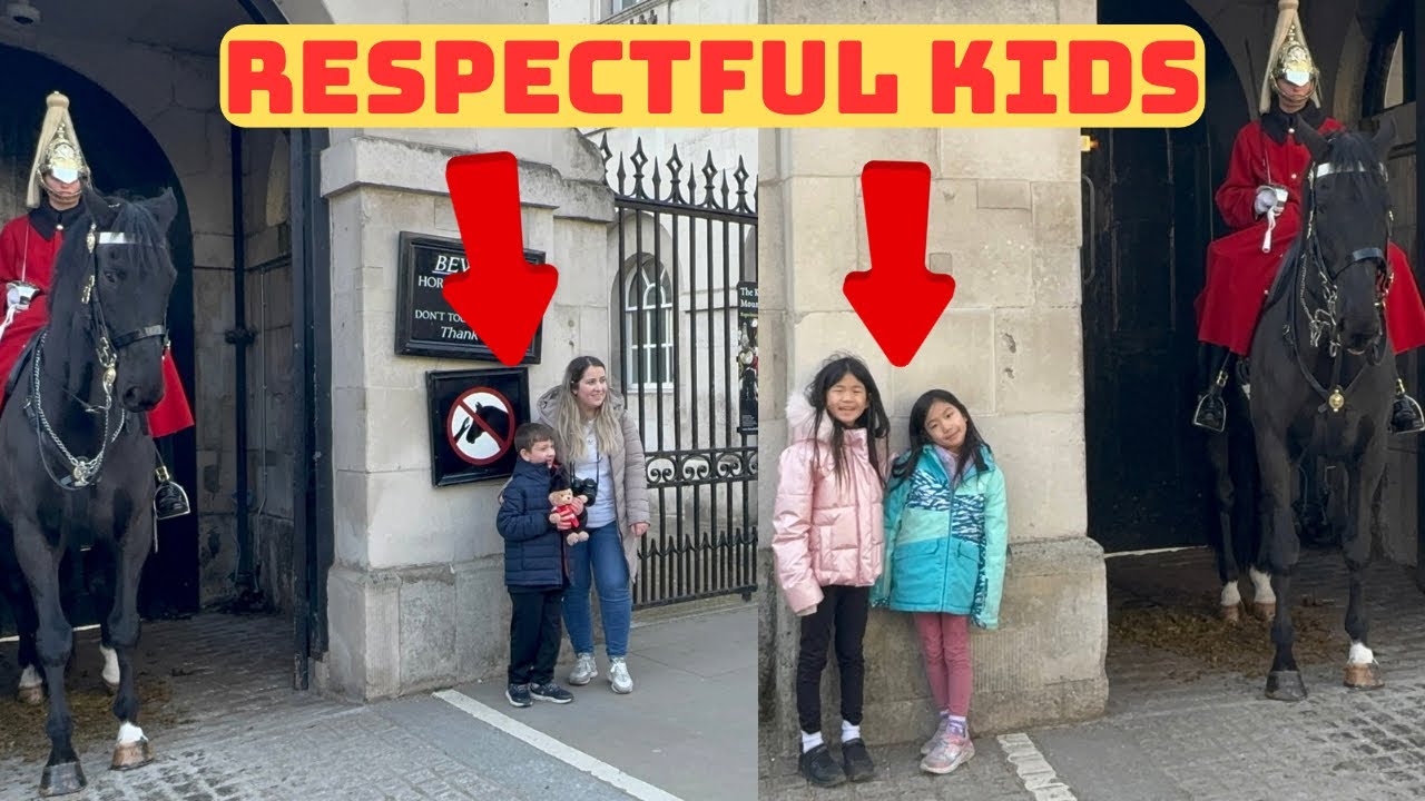 ✊SMART KIDS And RESPECTFUL ❗️FOLLOWING THE KINGS GUARDS RULES