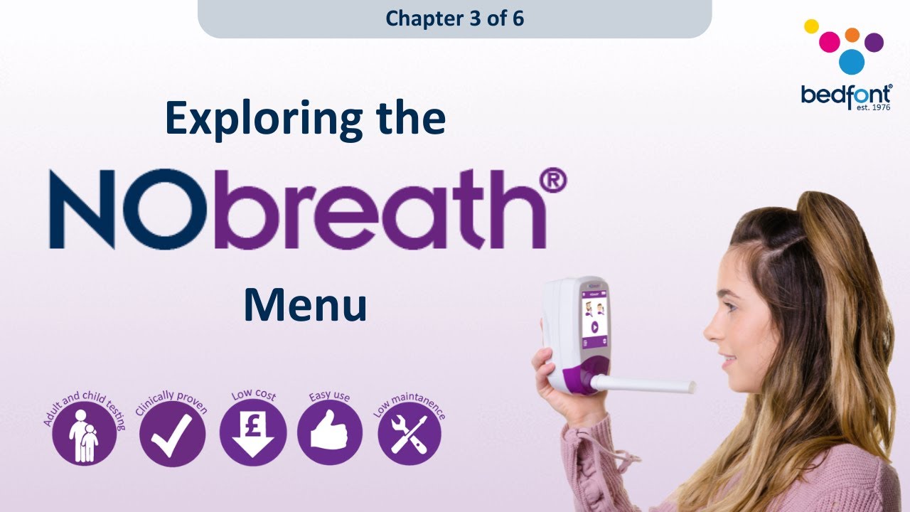 Exploring the NObreath FeNO Monitor Menu: The Complete Guide of the NObreath (3/6)