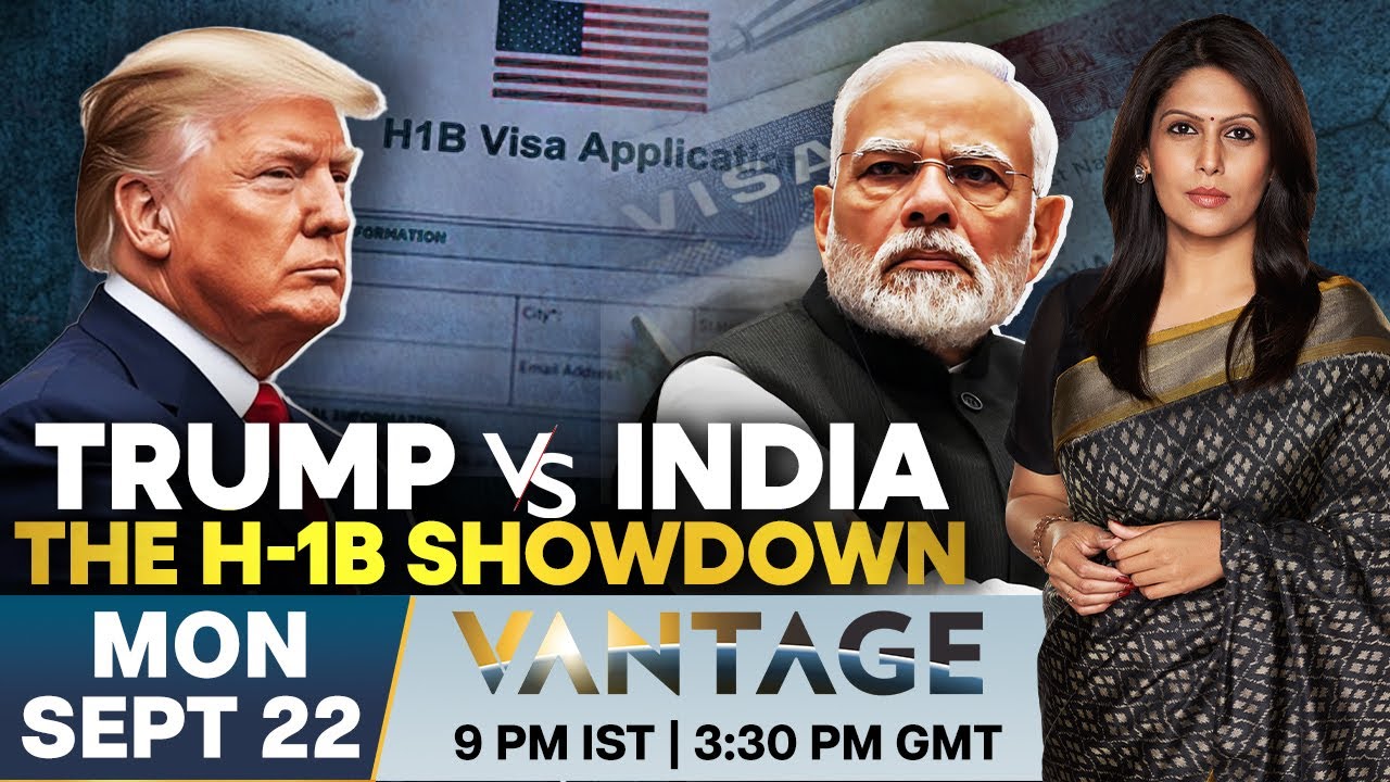 LIVE:  Trump Hikes H-1B VISA Fee in Setback to India | Vantage with Palki Sharma | N18G