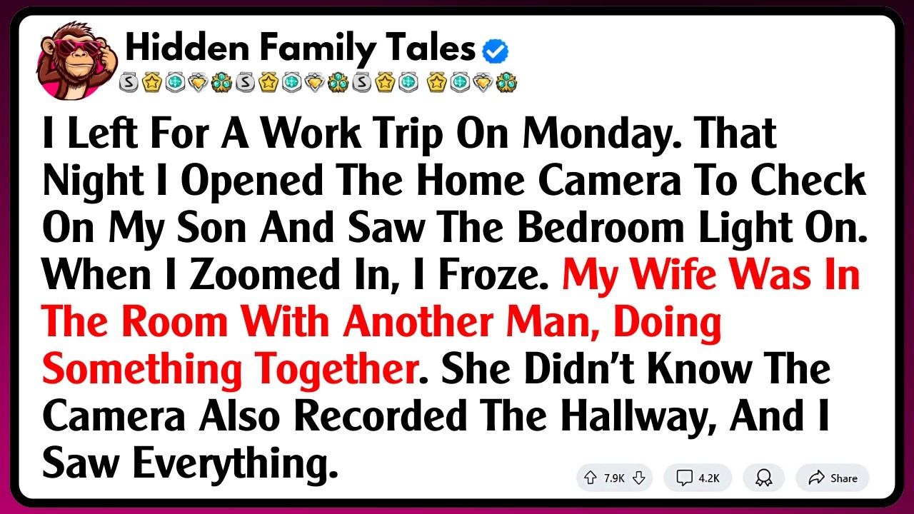 I Left For A Work Trip On Monday. That Night I Opened The Home Camera To Check On My Son And Saw...