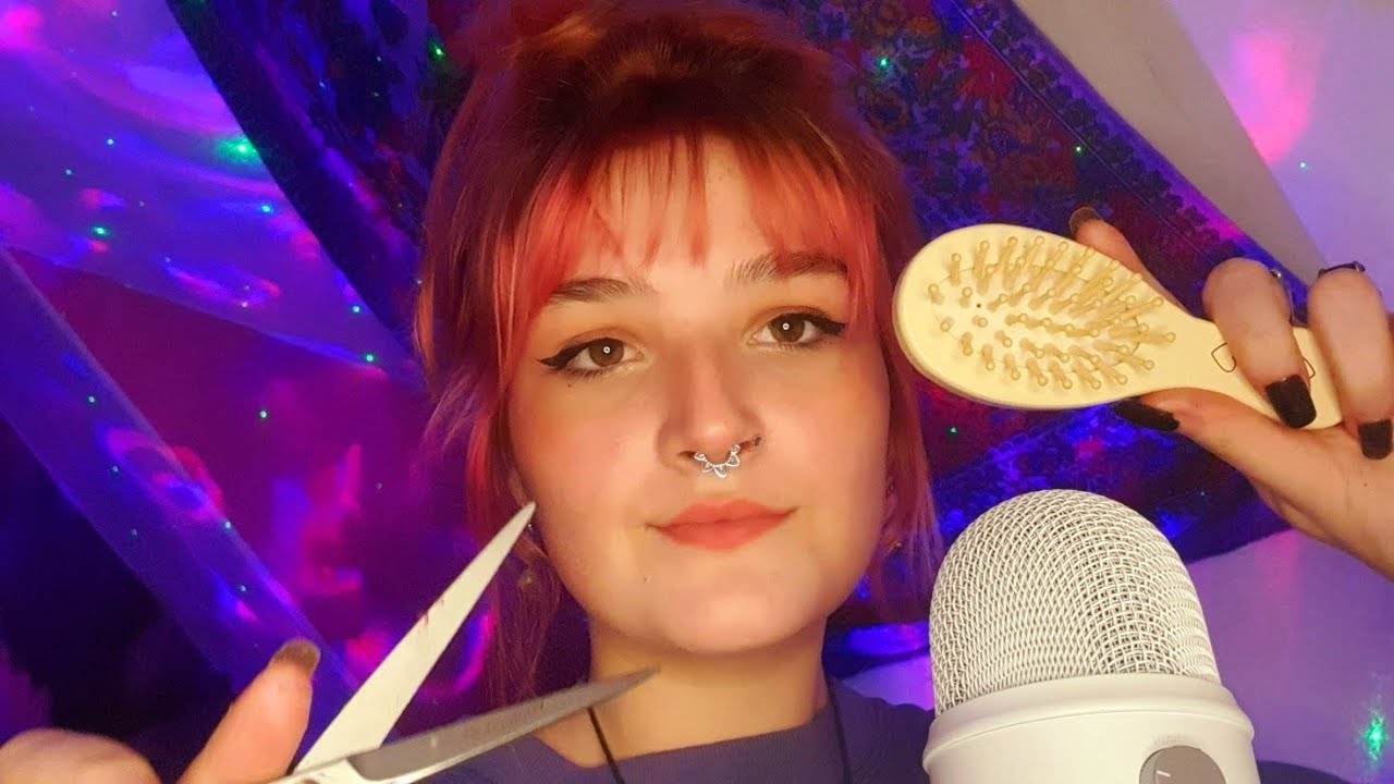 ASMR/chaotic hair cut