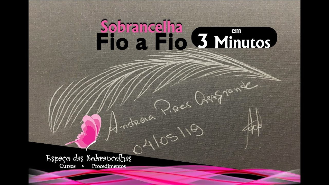 Sobrancelha Fio a Fio em 3 minutos | Sem Cortes |