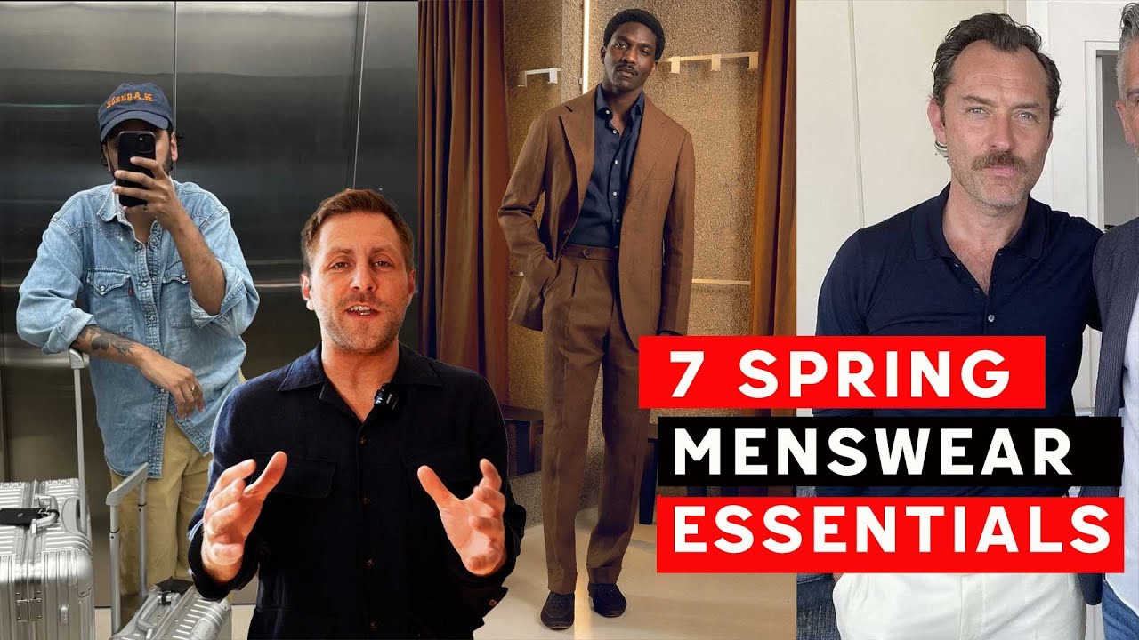 7 Spring Menswear Essentials Every Guy Needs This Season