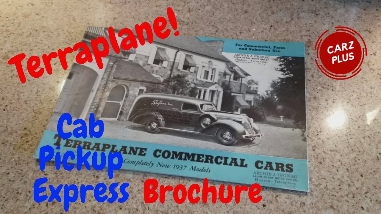 1937 Terraplane Cab Pickup Express Brochure - Terraplane Commercial Cars Brochure