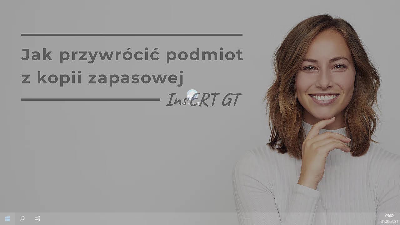 Jak przywrócić podmiot z kopii zapasowej InsERT GT