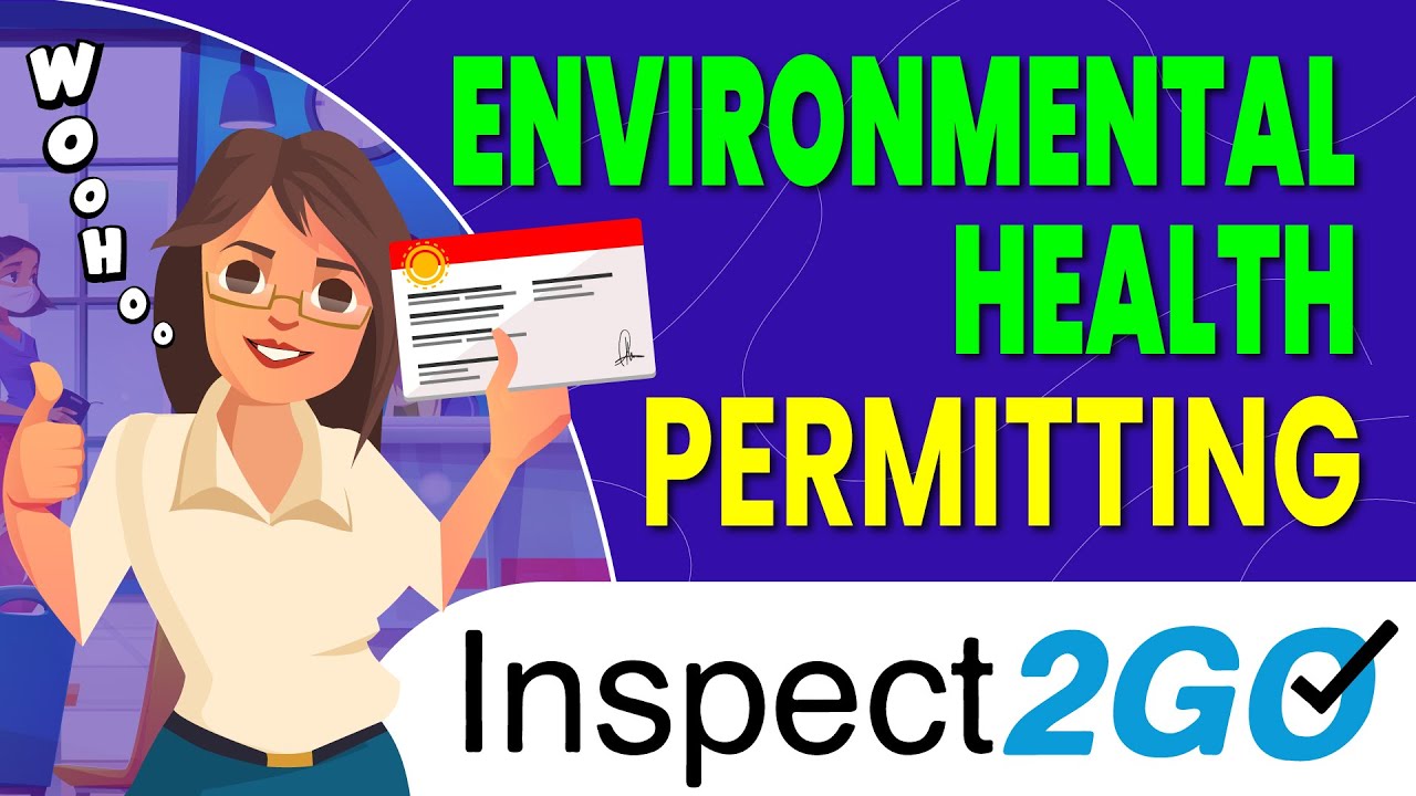 Public Environmental Health Permitting and Licensing Software
