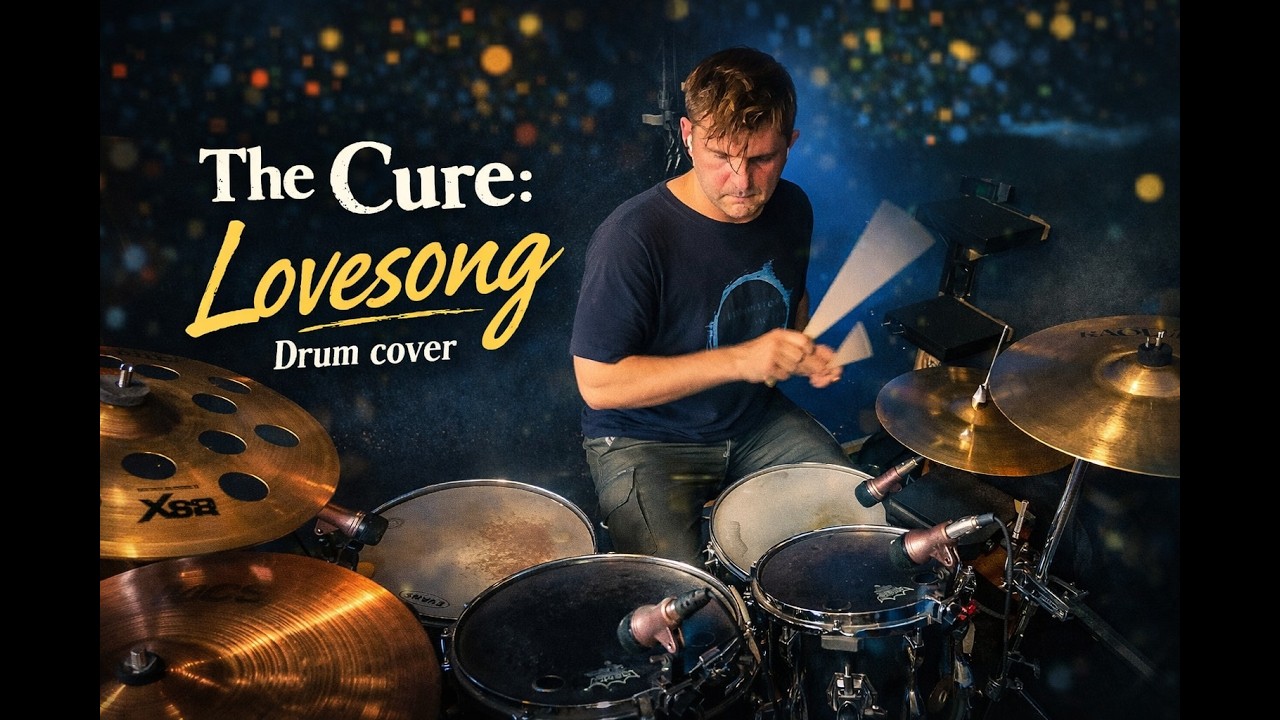 The Cure – Lovesong Drum Cover | Original Studio Drum Part (Disintegration) #TheCure #Lovesong