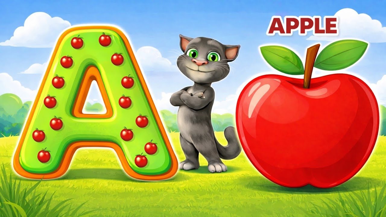 A for apple | Abcd | Phonics song for children | Abc phonics song nursery rhymes | Kids & Songs