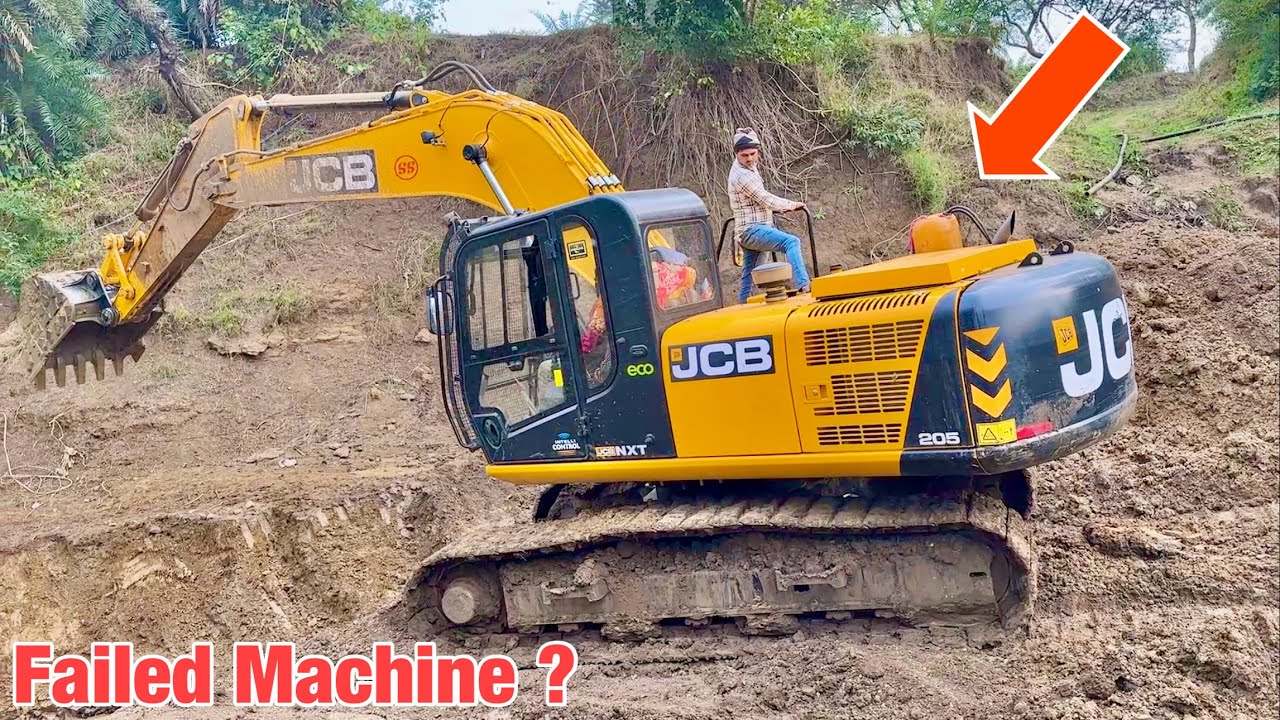 JCB 205 Excavator Mileage Test 1 घंटे में कितना डीजल लेती है ये मशीन | JCB 205 NXT Failed in Mileage