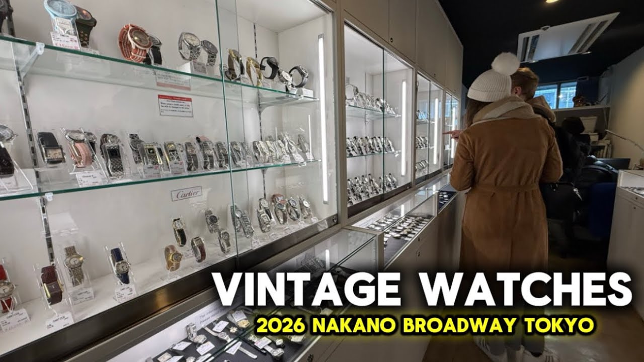 Exploring Tokyo Vintage Watch Store 2026: 7HOURS in Nakano Broadway (Rolex, Omega, & More)
