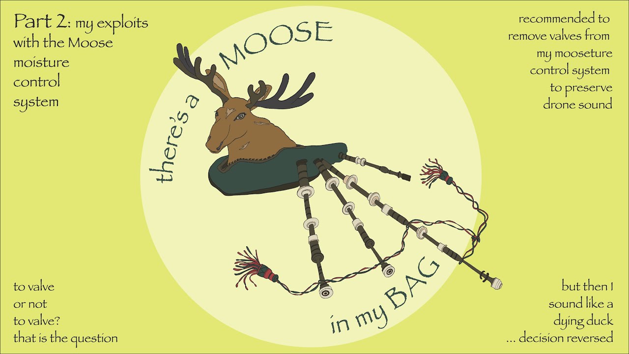 Bagpipes Moose Moisture Control System without valves - Part 2