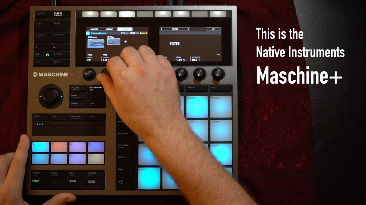 Maschine+ live performance - dark & crystalline jam