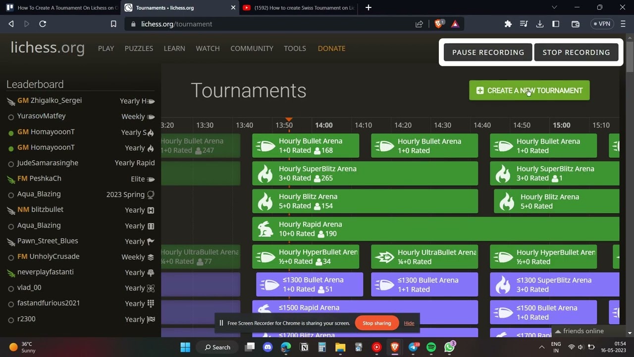 How To Create A Tournament On Lichess (2023)