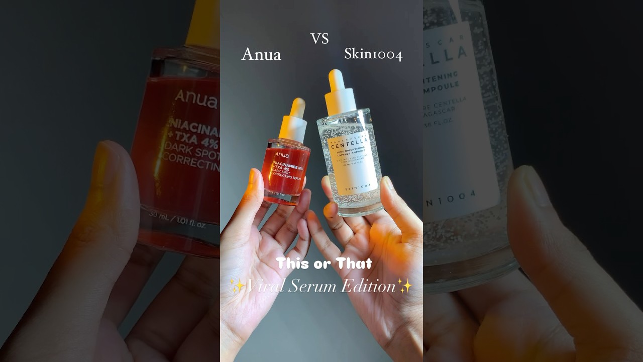 Anua or Skin1004! Which one is right for u?!...✨ #shorts @songofskin @skincupid @blueyoobin