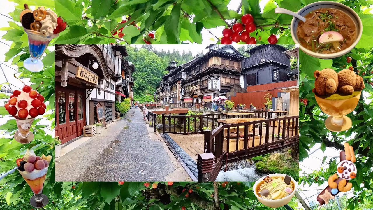 【山形】さくらんぼ狩り→朝パフェ巡り＆スイーツ→銀山温泉→米沢ラーメン　日帰り山形ドライブグルメ旅