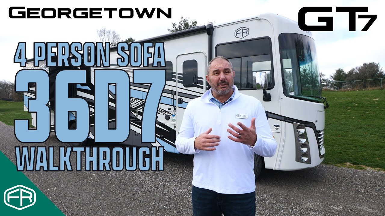 Class A with Huge 4-Person Sofa! - 2025 Georgetown 36D7 Walkthrough