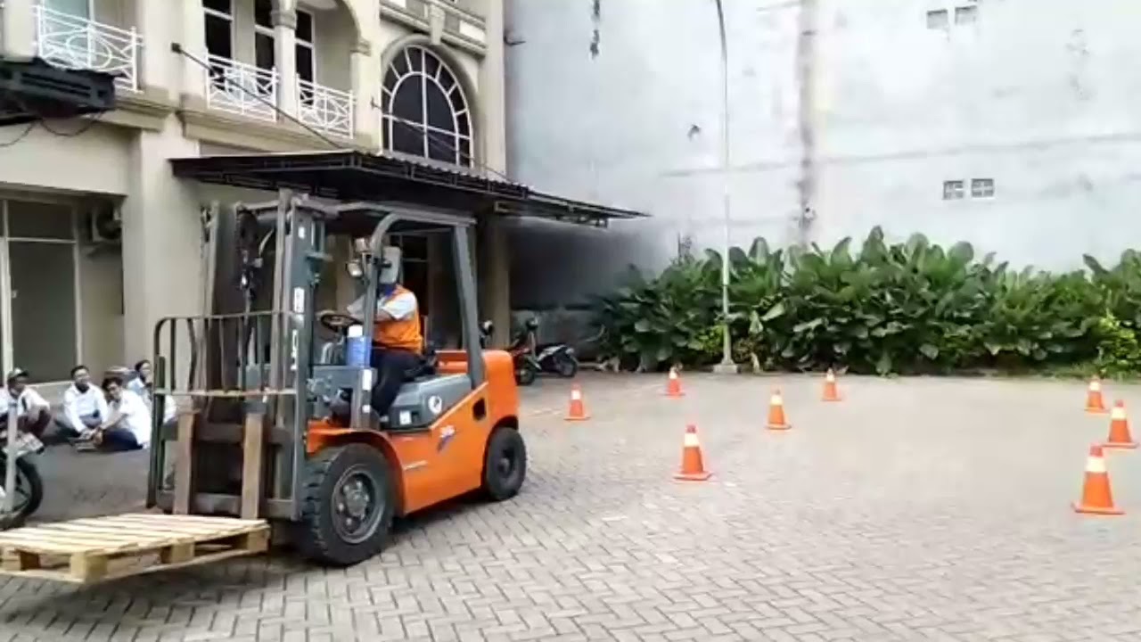 Test lapangan SIO forklift // nilai skill terbaik