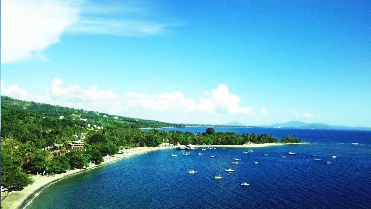 Indahnya Pantai Senggigi Lombok dari Udara, dji mavic pro, hd