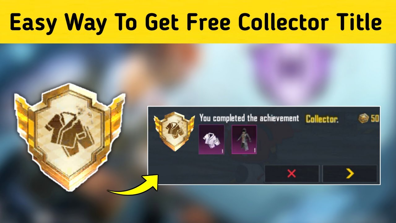 Easy Way To Complete Collector Title Achievement In Bgmi / Pubg mobile | Bgmi Collector Title