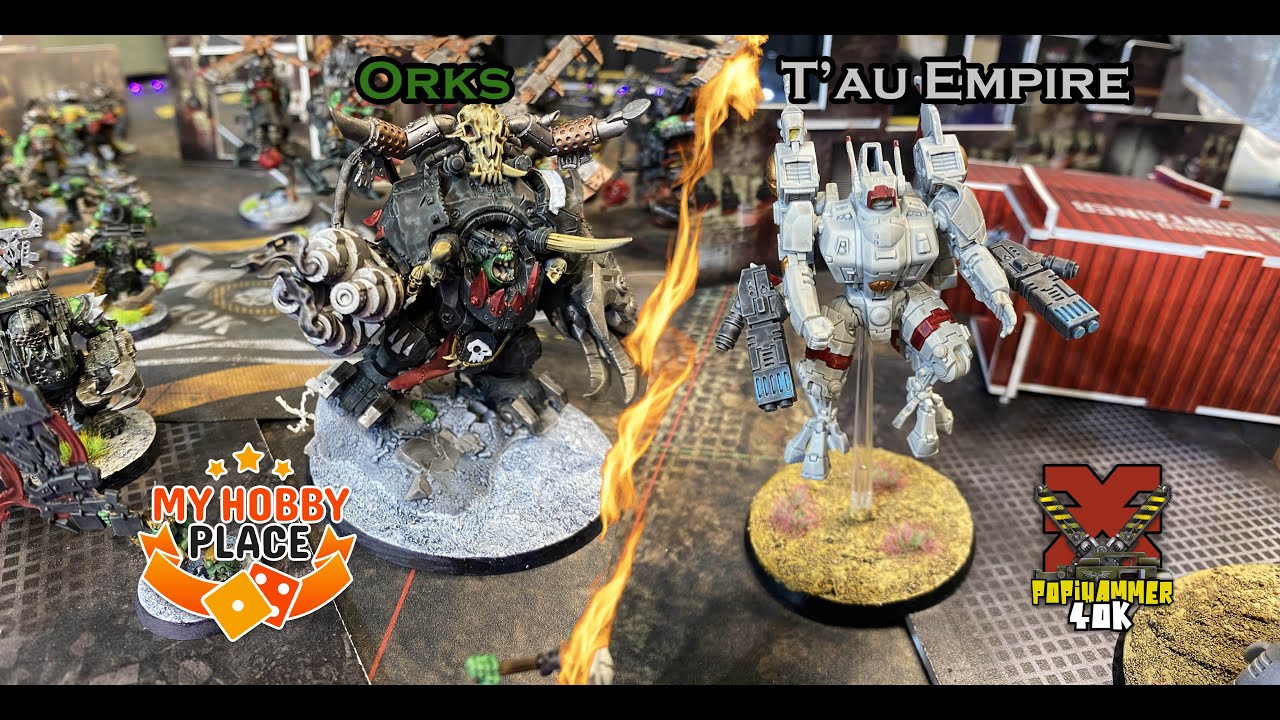 V10-orks vs T'au - warhammer 40k - Rapport de bataille - 2000pts