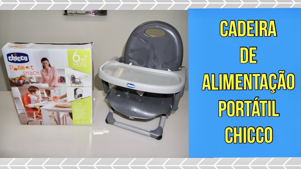 CADEIRA PORTÁTIL DE ALIMENTAÇÃO POCKET SNACK - CHICCO