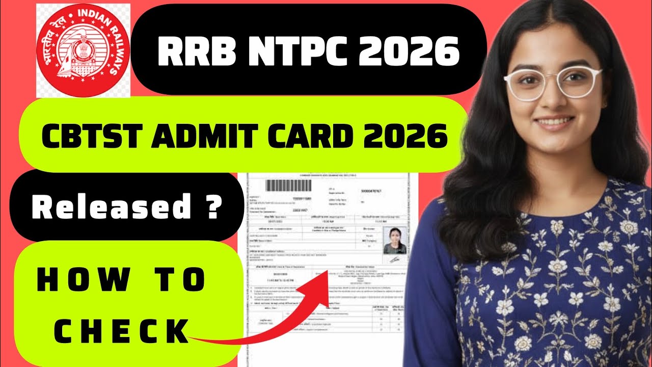 rrb ntpc cbt admit card 2026 | rrb ntpc cbtst hall ticket 2026