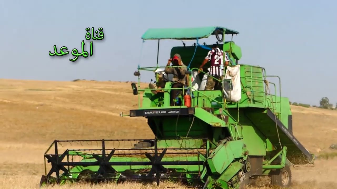 إنطلاق موسم الحصاد في ولاية باجة وصابة كبيرة من الحبوب و إشتبشار طيب من الفلاحة