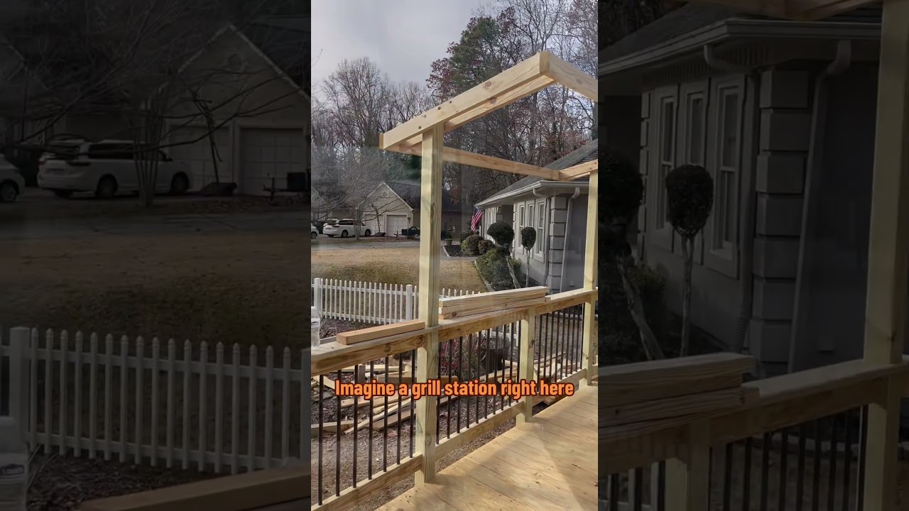 Grill Cover For Deck #grill #deck #diy