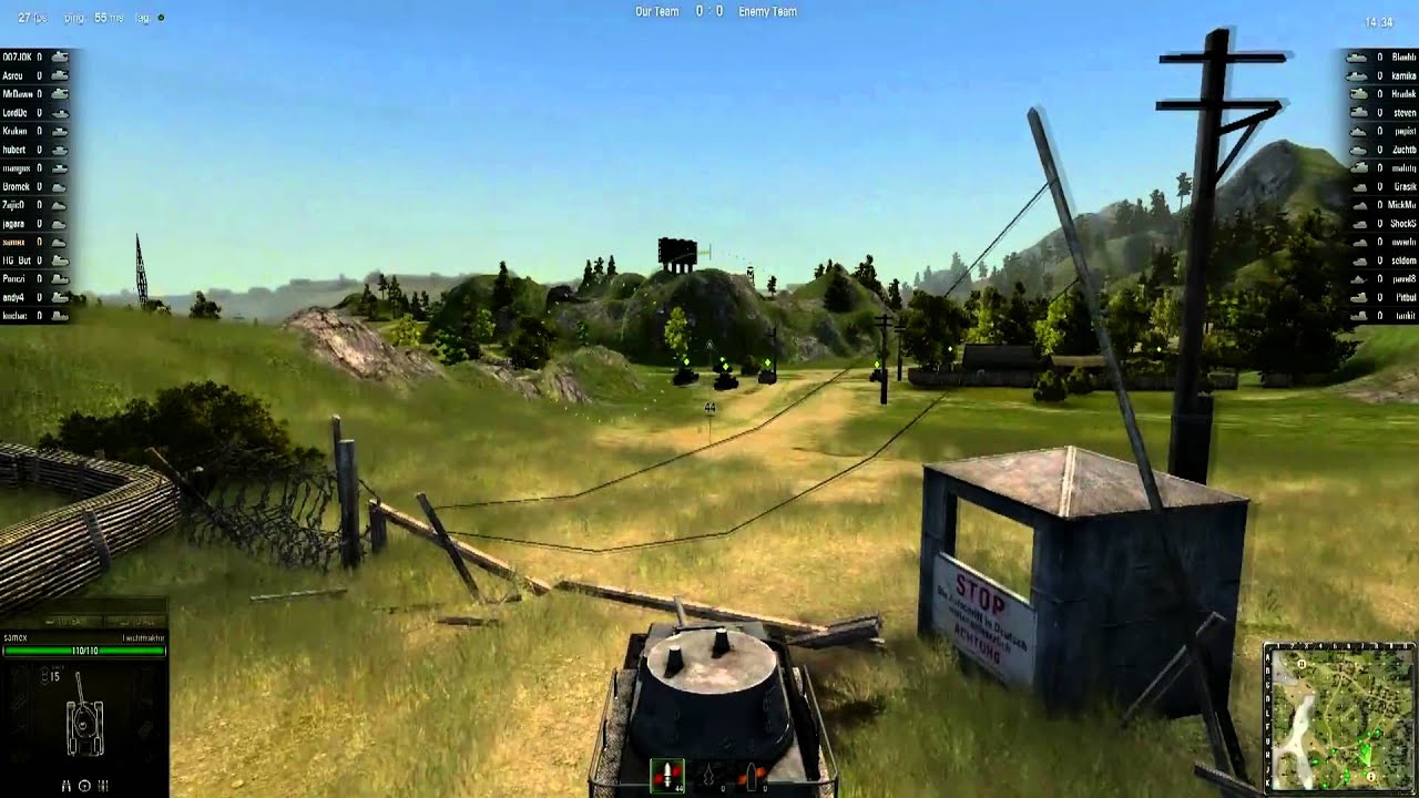 [HD 1080p] World Of Tanks - Closed Beta (Trailer+Gameplay)