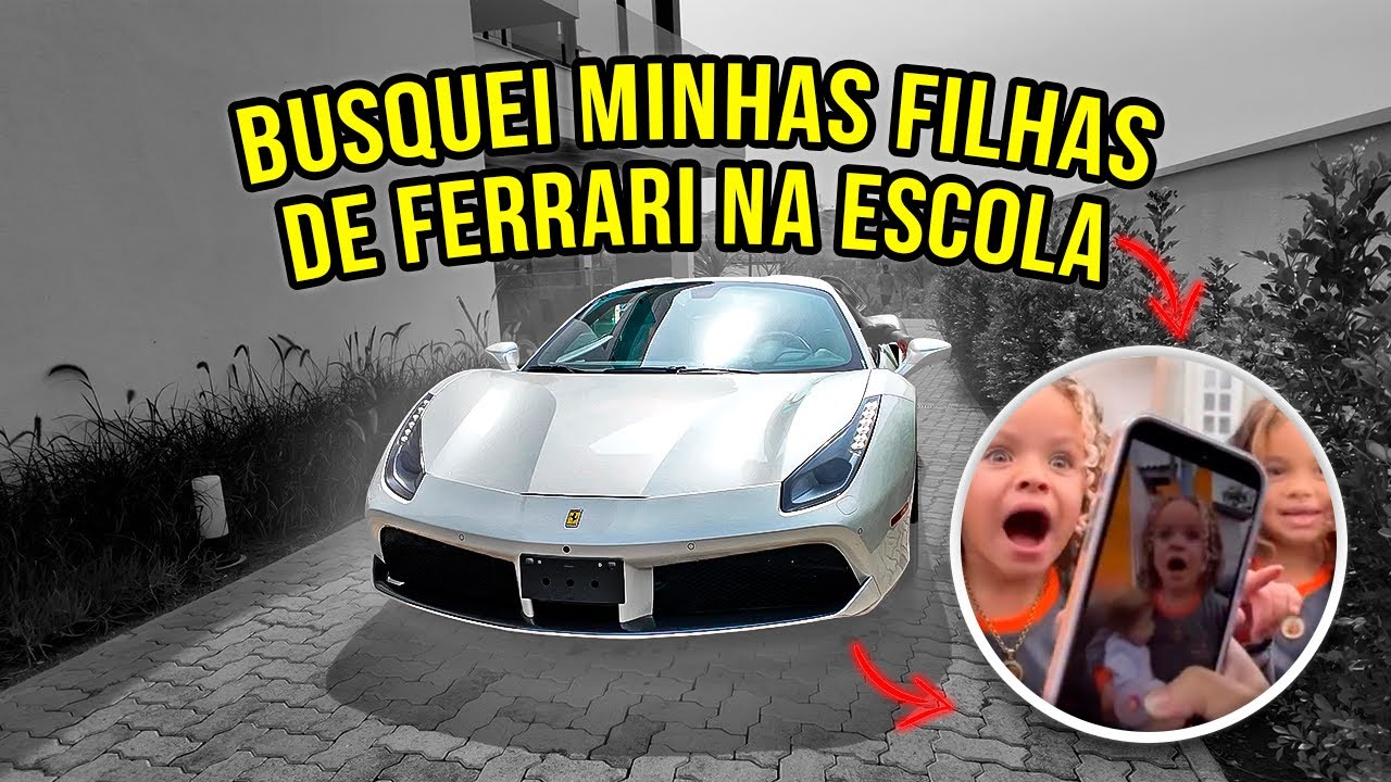 BUSQUEI MINHAS FILHAS NA ESCOLA DE FERRARI