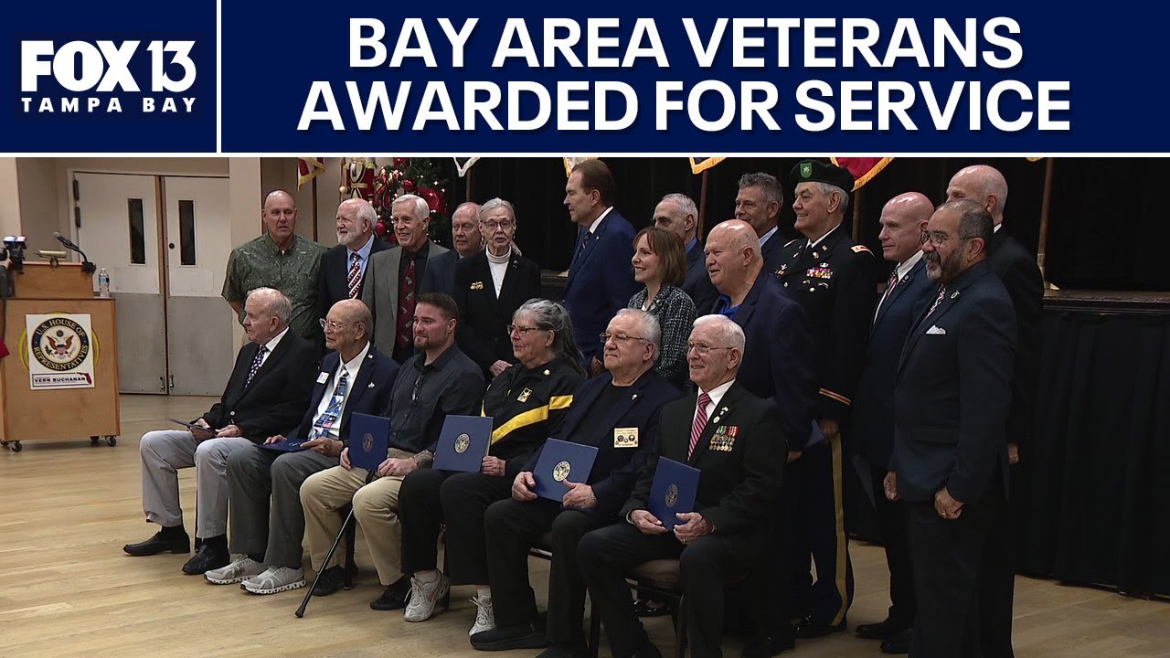 Tampa veterans awarded for service, community work