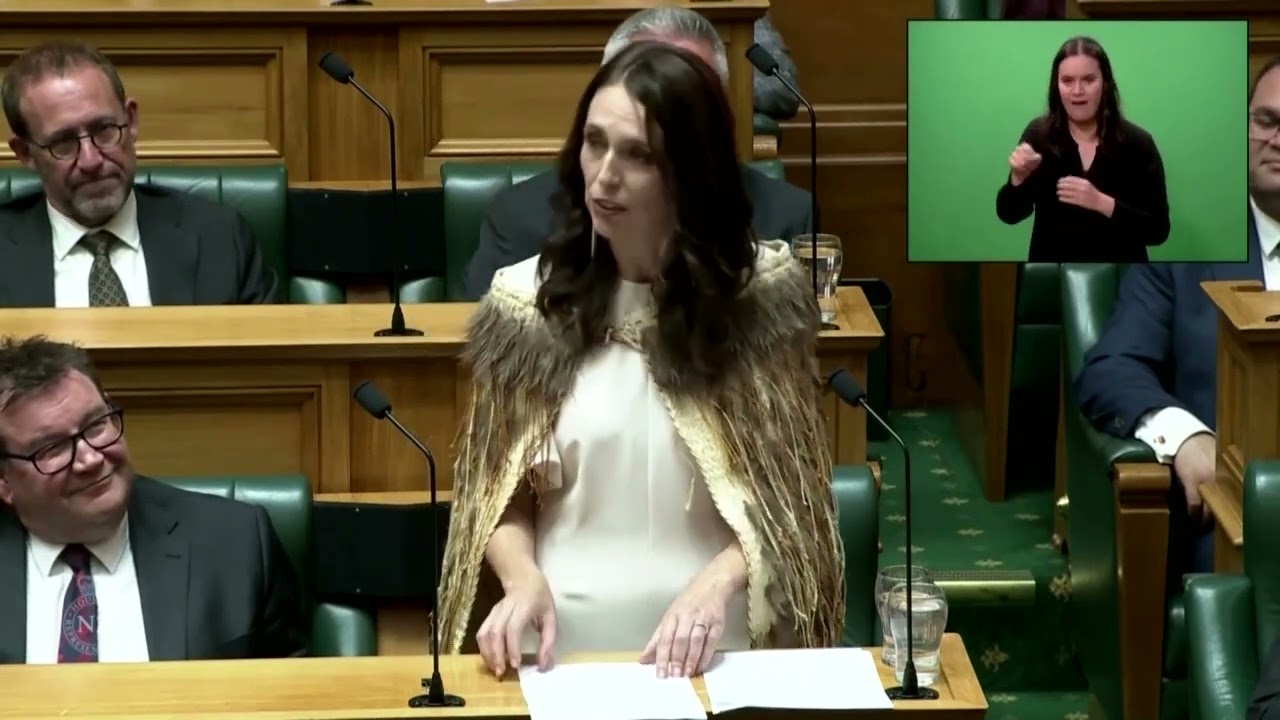Former New Zealand PM Jacinda Ardern gives final speech