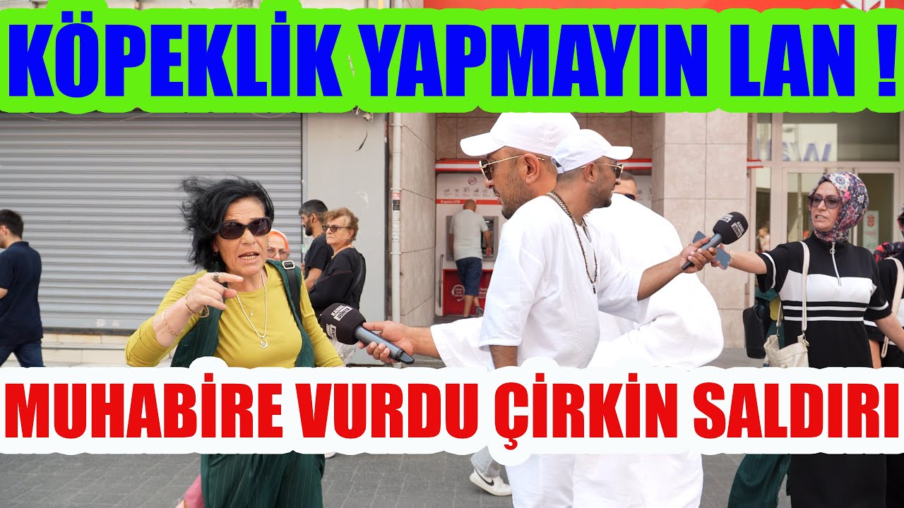 AÇIM DİYENLER KÖPEKLİK YAPIYOR ! GURBETÇİ MUHABİRE VURDU ! SOKAK FENA KARIŞTI.