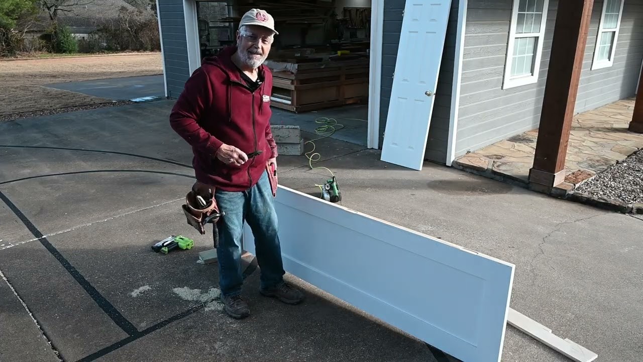Replacing a halllow core door with a solid core door