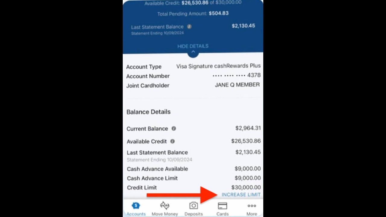 How to Increase Cash Advance Limit on Navy Federal